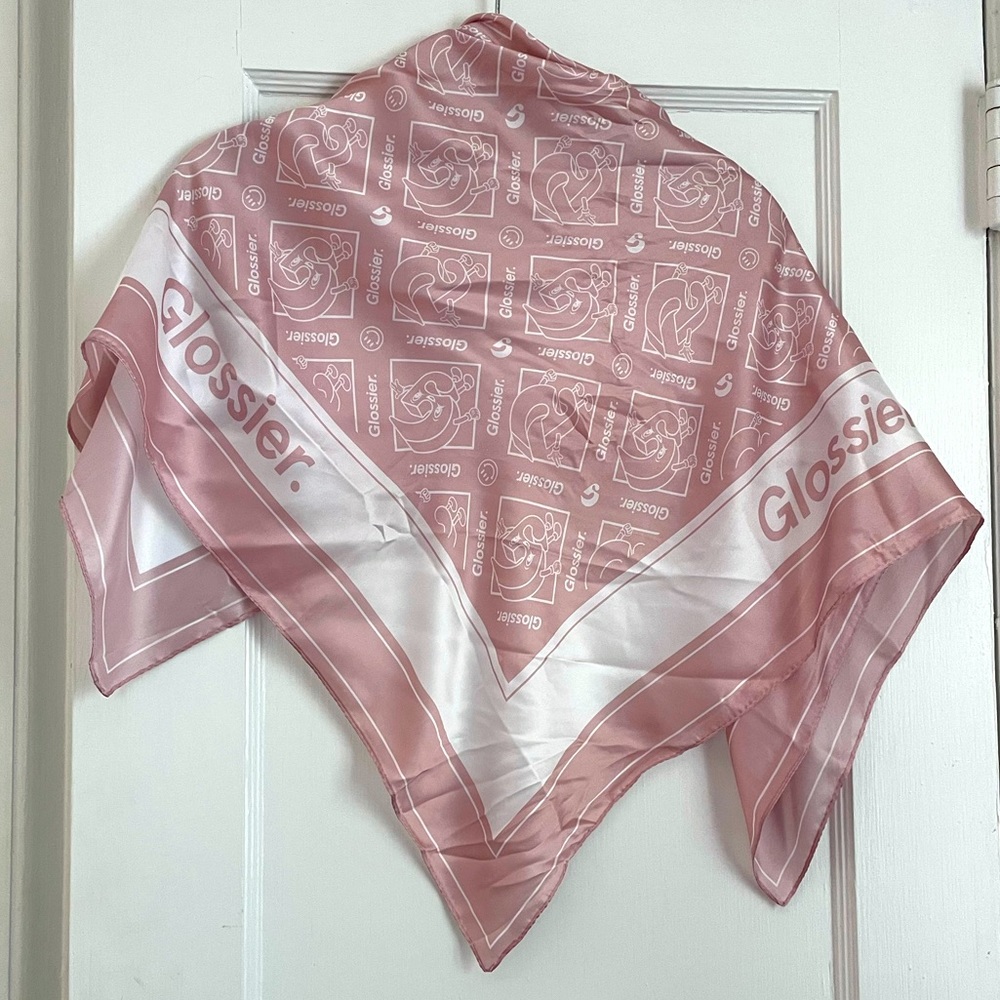 Glossier Print Silk Scarf